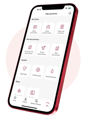 Beheer gemakkelijk je financiering, vanaf elke locatie en op een gemakkelijke manier via onze app